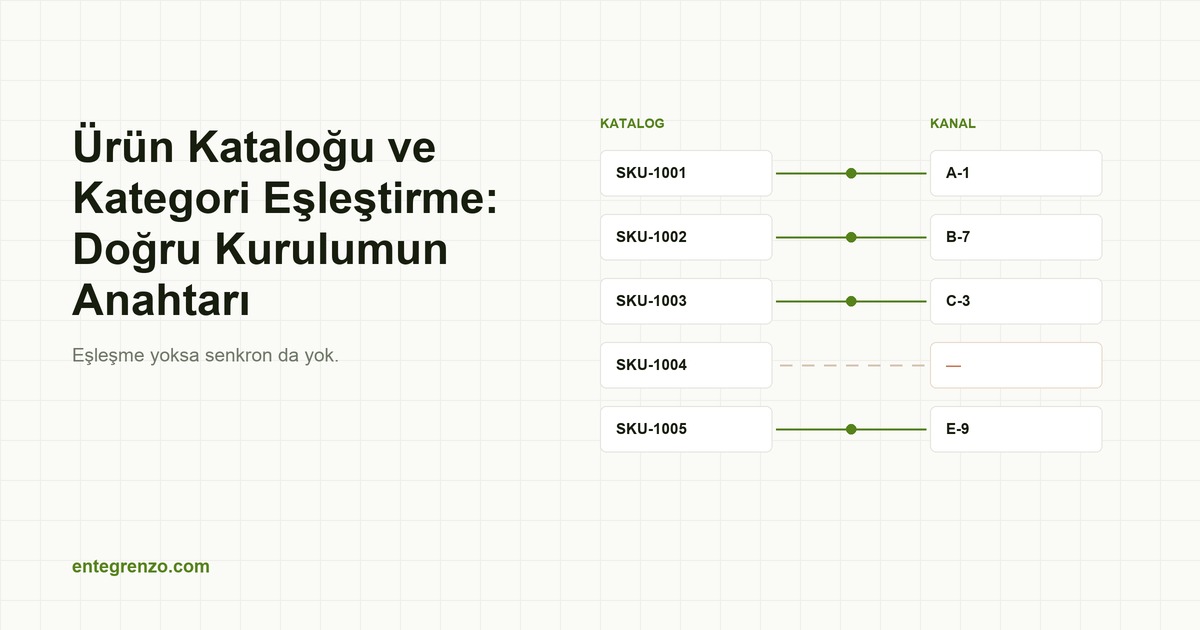 Ürün Kataloğu ve Kategori Eşleştirme: Doğru Kurulumun Anahtarı